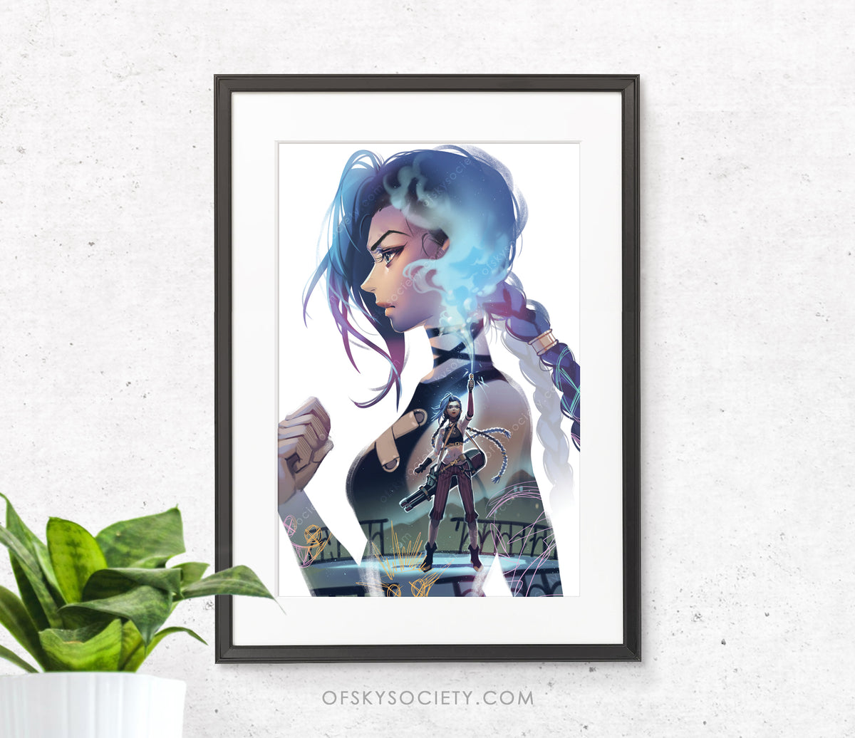 Jinx / Powder Arcane Fanart Print – ofSkySociety