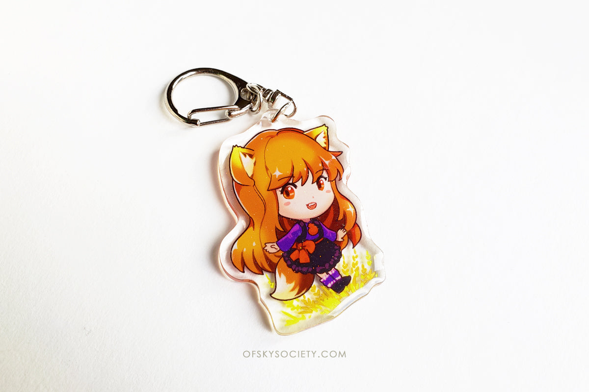 Spice and Wolf Horo Keychain Charm