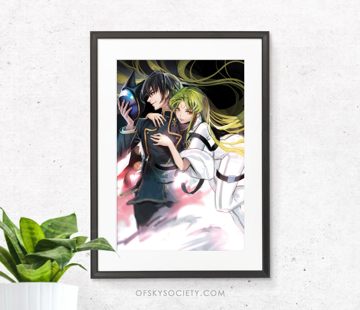 Gass Cod Code Geass Fanart Print – ofSkySociety
