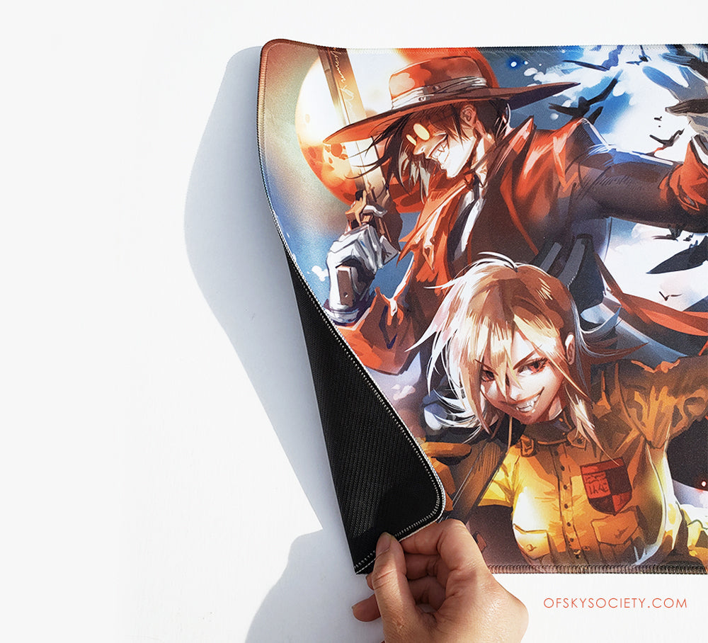 hellsing card sleeves Hellsing Playmats / Gaming Mouse Pads – ofSkySociety